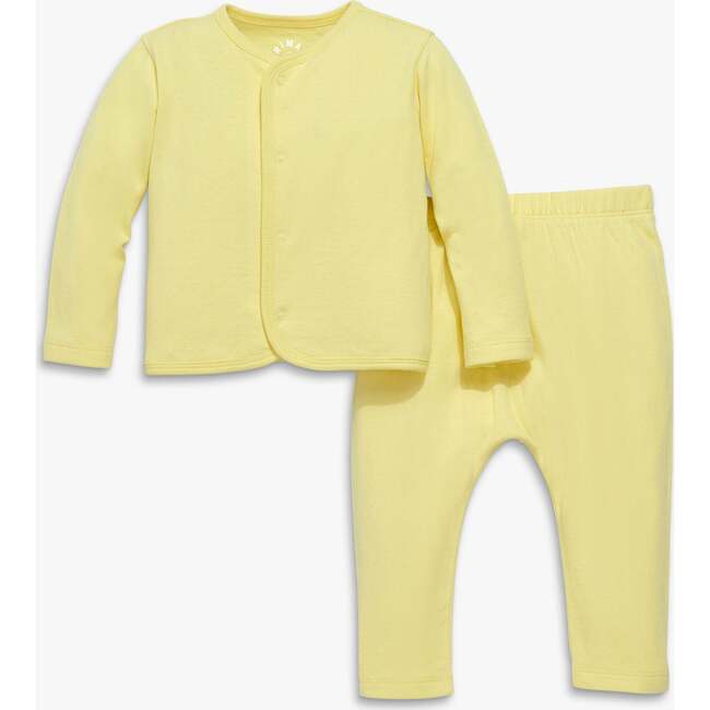 Baby Pointelle Two-Piece Set, Buttercup