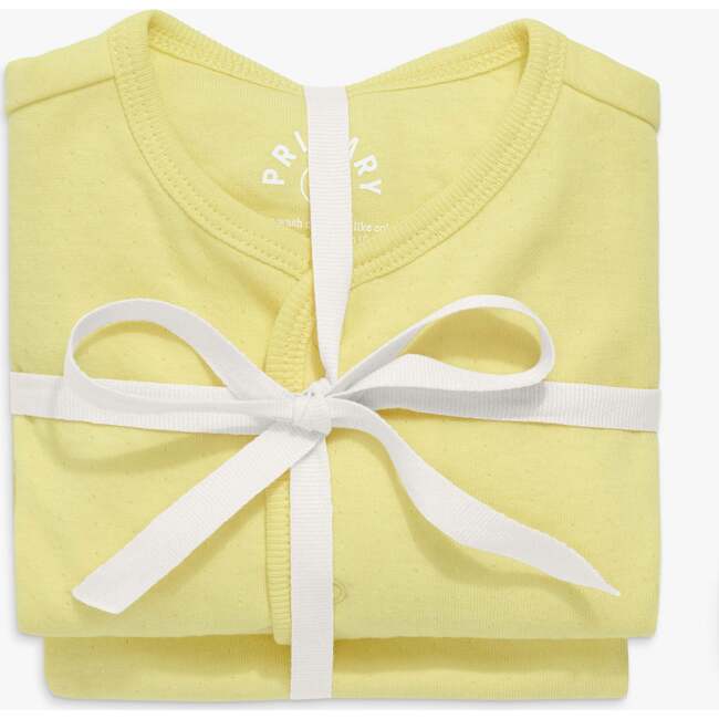 Baby Pointelle Two-Piece Set, Buttercup - Mixed Apparel Set - 2