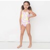 Flip Sequin One-Piece Swimsuit, Lilac Daisy Swirl - One Pieces - 2