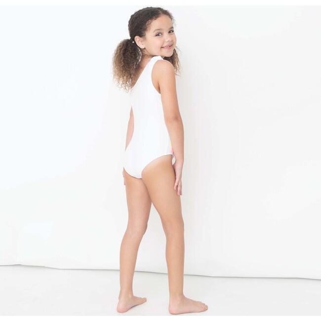 Flip Sequin One-Piece Swimsuit, Sherbert Swirl - One Pieces - 3
