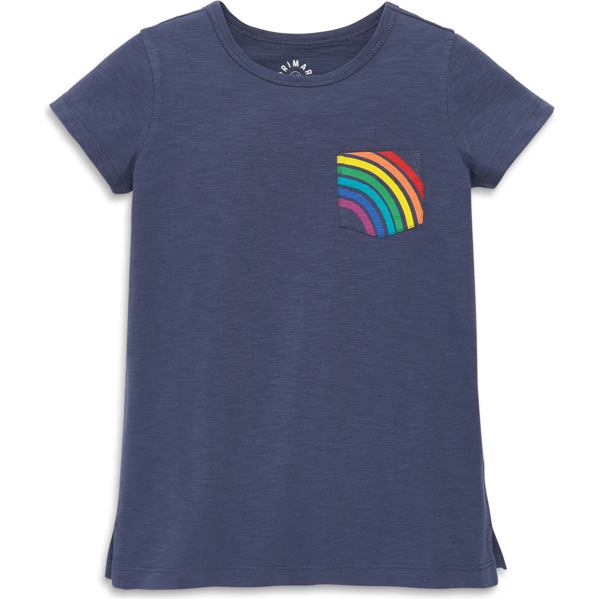 Short Sleeve Legging Tee In Rainbow Arc, Sunwashed Navy/Rainbow Arc - T-Shirts - 1