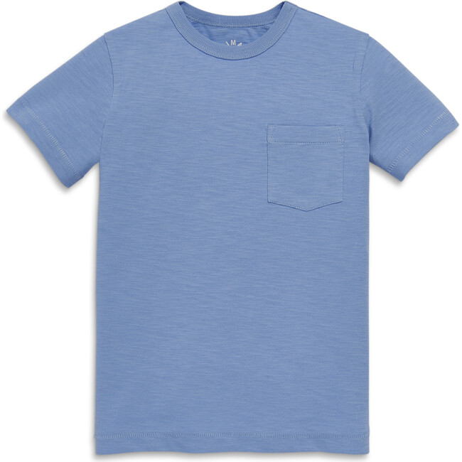 Pocket Tee, Vintage Blue - T-Shirts - 1