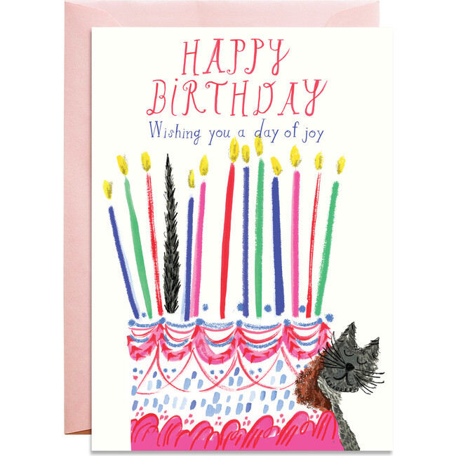 That Kitty Ate My Cake Greeting Card