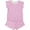 Emery Short Set, Popping Pups Pink - Two Pieces - 1 - thumbnail