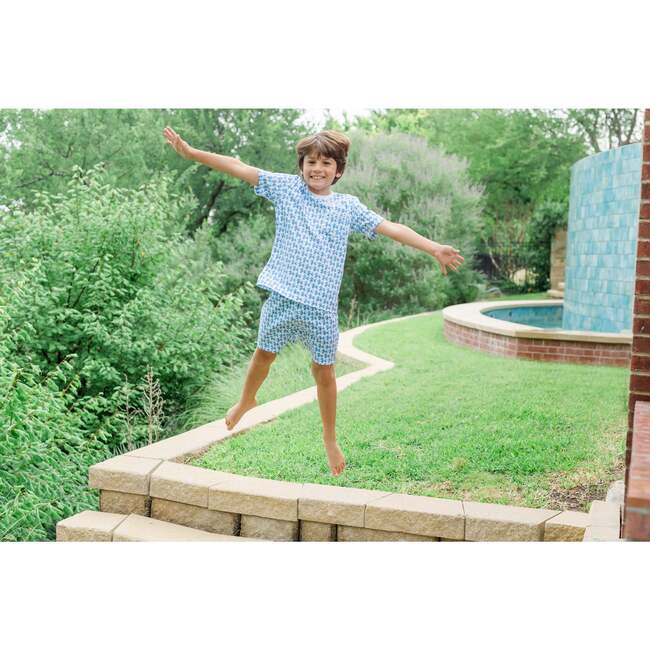 Charles Short Set, Popping Pups Blue - Mixed Apparel Set - 3