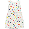 Recess Dress In Rainbow Confetti Dot, Ivory Rainbow Confetti Dots - Dresses - 1 - thumbnail