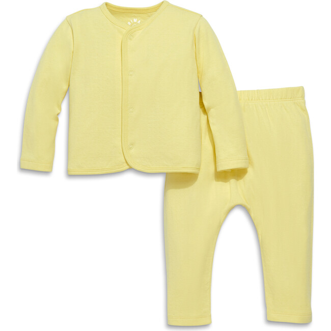 Baby Pointelle Two-Piece Set, Buttercup - Mixed Apparel Set - 1