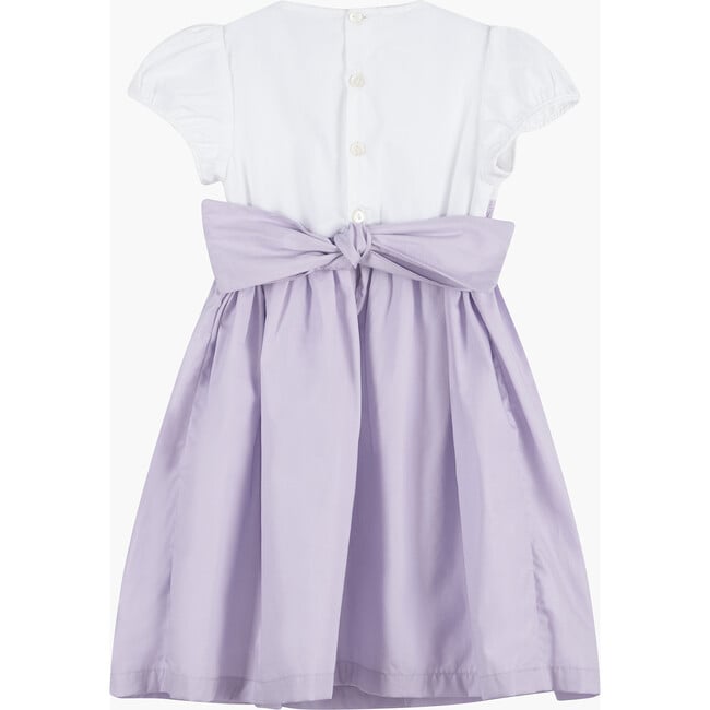 Rose Hand Smocked Dress, Lilac - Dresses - 3