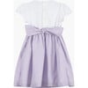 Rose Hand Smocked Dress, Lilac - Dresses - 3