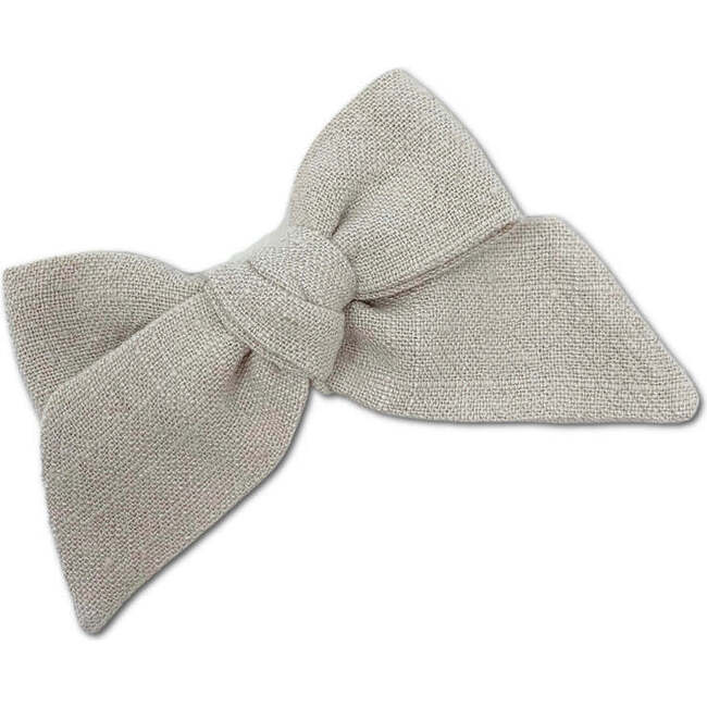 Baby Tied Bow, Oyster - Hair Accessories - 1