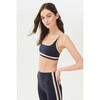Women's Bianca Rigor Bra, Dark Khaki And Indigo - Bras - 2