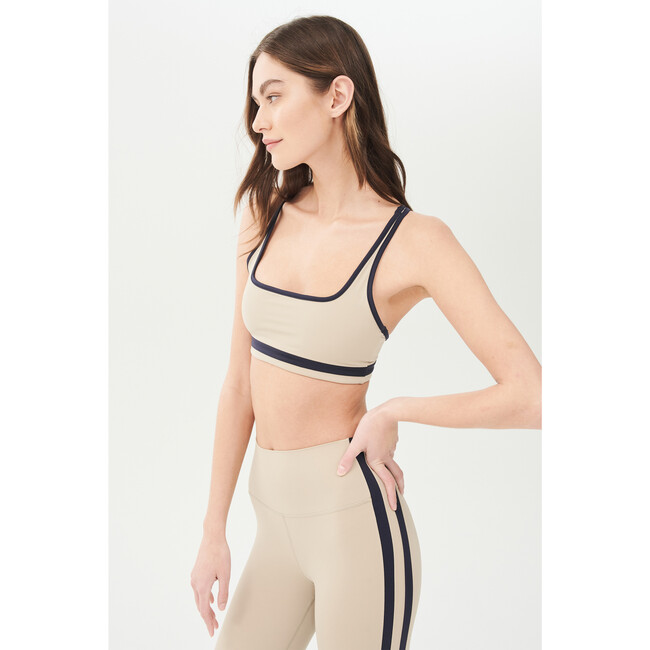 Women's Bianca Rigor Bra, Indigo And Dark Khaki - Bras - 2