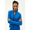 Women's Rain Airweight Jacket, Classic Blue And White - Jackets - 2