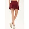 Women's Venus High Waist Rigor Skort, Bordeaux - Skirts - 4