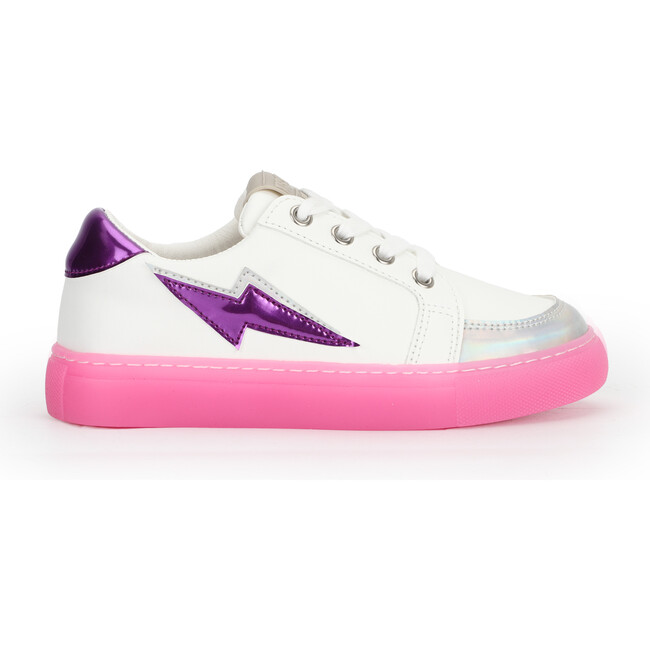 Miss Bolt Sneaker, Purple & Neon Pink