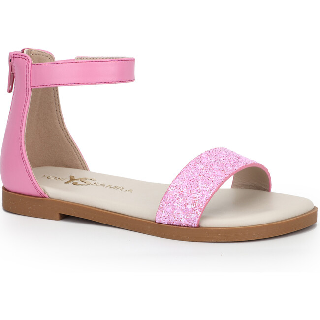 Miss Cambelle Glitter Sandal, Pink - Sandals - 2