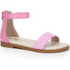 Miss Cambelle Glitter Sandal, Pink - Sandals - 2 - thumbnail