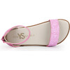 Miss Cambelle Glitter Sandal, Pink - Sandals - 3 - thumbnail