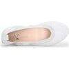 Miss Samara Ballet Flat, White Chunky Glitter - Flats - 3