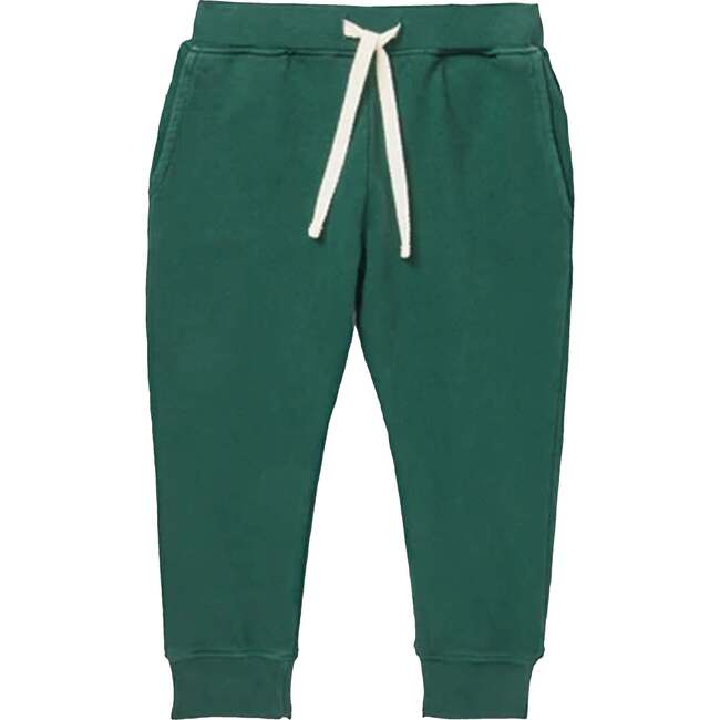Classic Playground Sweatpants With Ribbed Cuffs, Forest