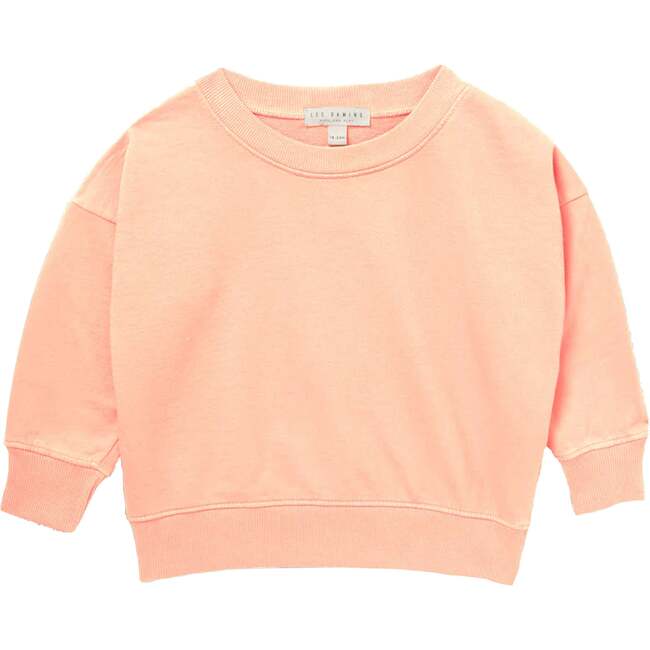 Drop Shoulders Everyday Sweatshirt, Apricot - Sweatshirts - 1