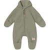 Recycled Adel Teddy Fleece Romper, Vert - Bunting - 1 - thumbnail