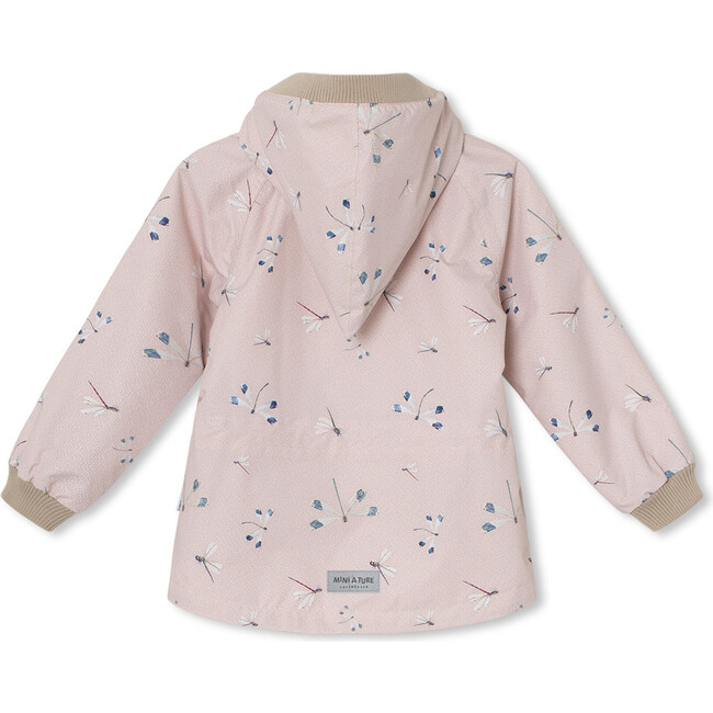 Recycled Printed Wai Fleece Lined Jacket, Rose Dragon Fly - Jackets - 3