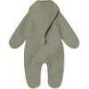 Recycled Adel Teddy Fleece Romper, Vert - Bunting - 2