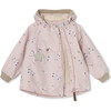Recycled Printed Wai Fleece Lined Jacket, Rose Dragon Fly - Jackets - 4