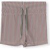 Gerryan Swim Shorts Print Acorn, Brown Stripes - Swim Trunks - 1 - thumbnail