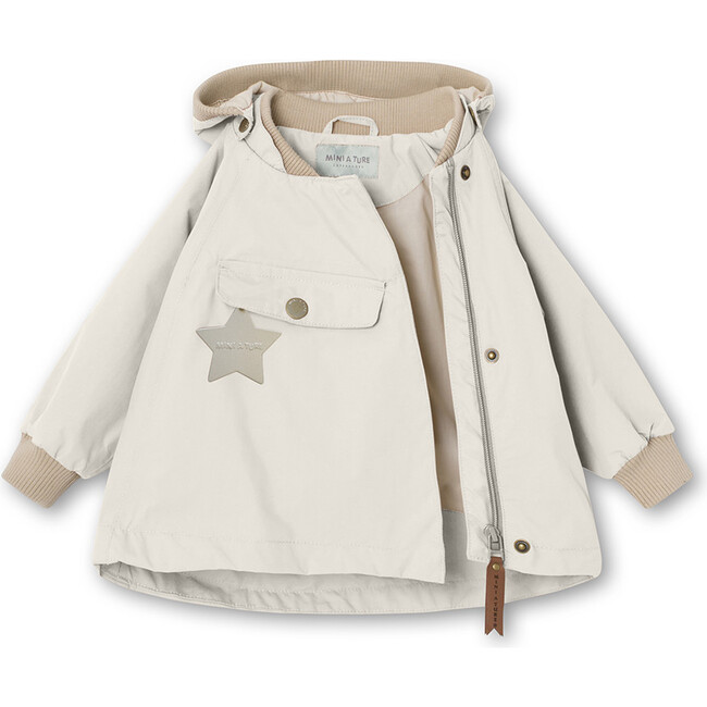 Recycled Wai Fleece Lined Jacket, White Swan - Jackets - 4