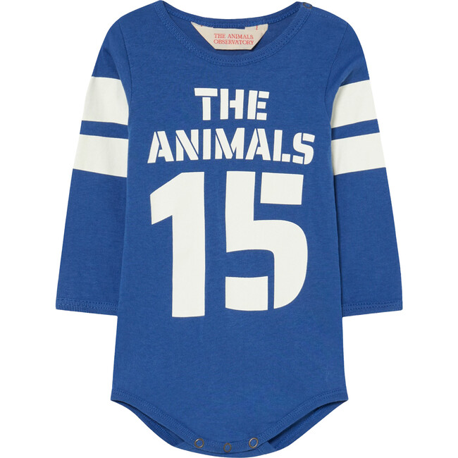 The Animals 15 Long Sleeve Wasp Baby Body, Deep Blue - Onesies - 1