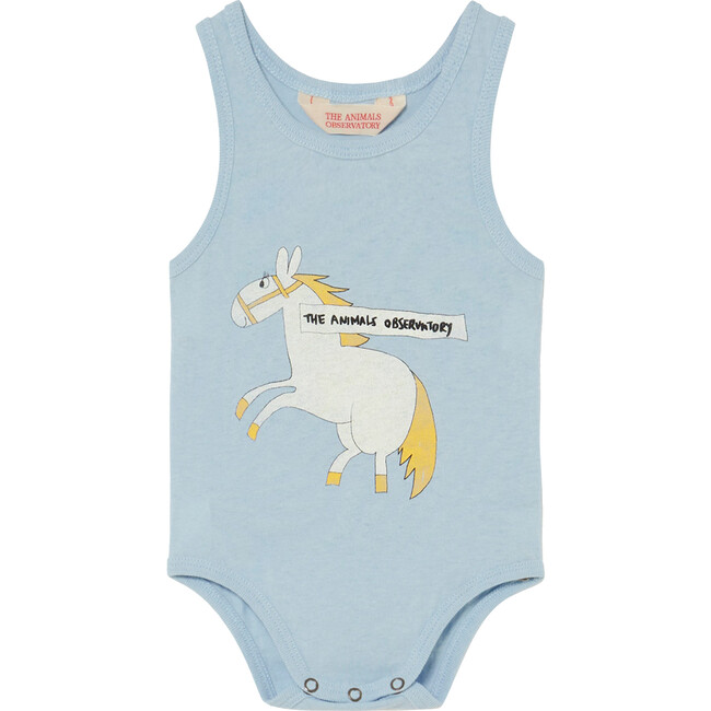 Horse Turtle Baby Body, Blue