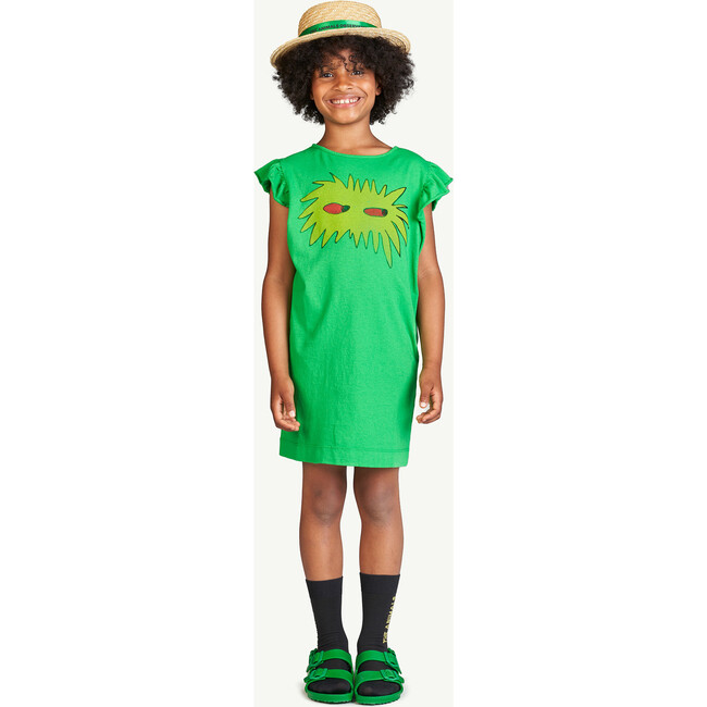 Eyes Fly Dress, Green - Dresses - 3