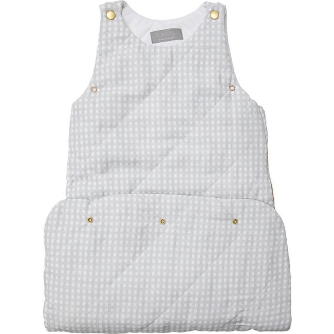 Sleeping Bag, Grey Gingham - Sleepbags - 2