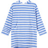 Towelling Hoody, Blue Stripe - Cardigans - 1 - thumbnail