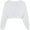 Sophie Cropped Cardigan, White - Cardigans - 2