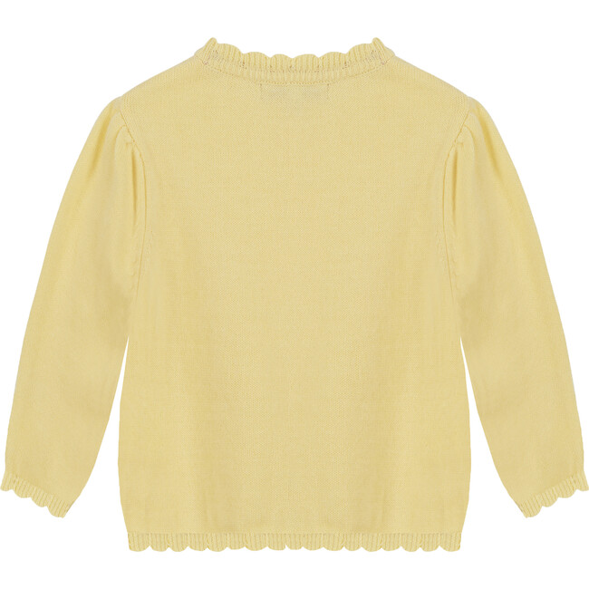 Little Isla Bunny Cardigan, Lemon - Cardigans - 2