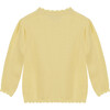 Little Isla Bunny Cardigan, Lemon - Cardigans - 2