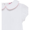 Little Fleur Body, White and Pale Pink - Onesies - 2