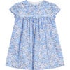 Little Liberty Print Betsy Dress, Blue Betsy - Dresses - 1 - thumbnail