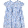 Little Liberty Print Betsy Dress, Blue Betsy - Dresses - 2