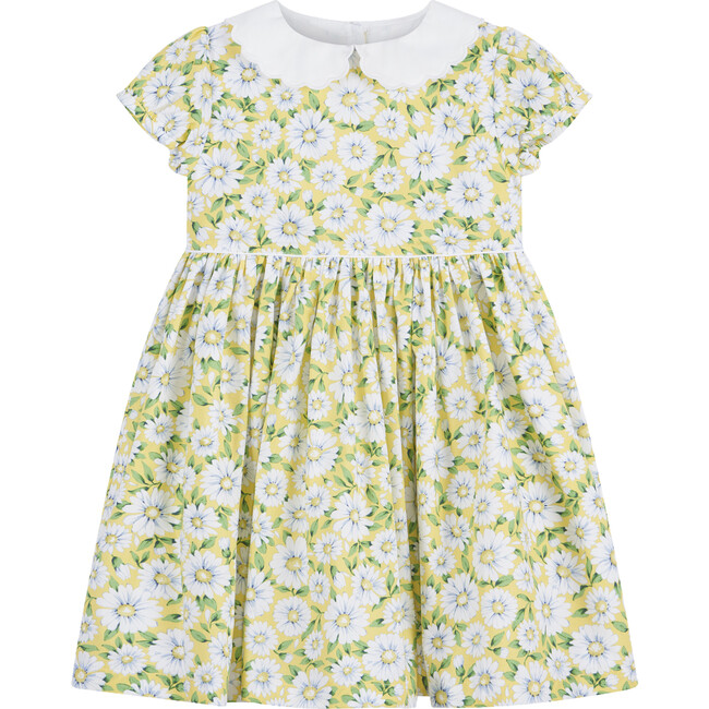 Catherine Daisy Dress, Yellow Daisy - Trotters London Dresses | Maisonette