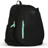 Women's Game Time Tennis Backpack, Black And Mint - Backpacks - 4