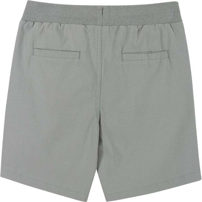 Twill Stretch Drawstring Short, Grey - Shorts - 2