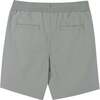 Twill Stretch Drawstring Short, Grey - Shorts - 2