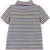 Striped Polo, White - Polo Shirts - 2