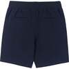 Infant Twill Stretch Drawstring Short, Navy - Shorts - 2