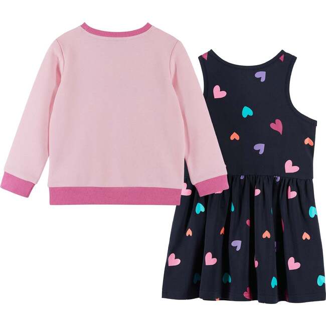 LOVE Sweater And Dress Set, Blue - Dresses - 4