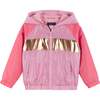 Colorblock Windbreaker, Pink - Jackets - 1 - thumbnail